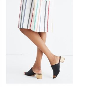 Madewell Devon Mule, Black Size 6